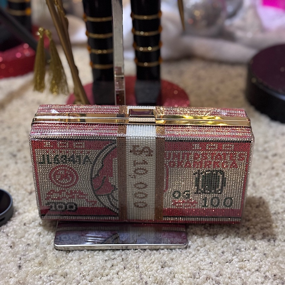 New Rhinestone Clutch Purse